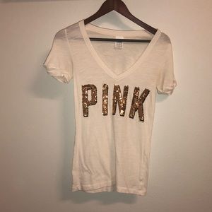 Sequin Victoria’s Secret PINK T-Shirt